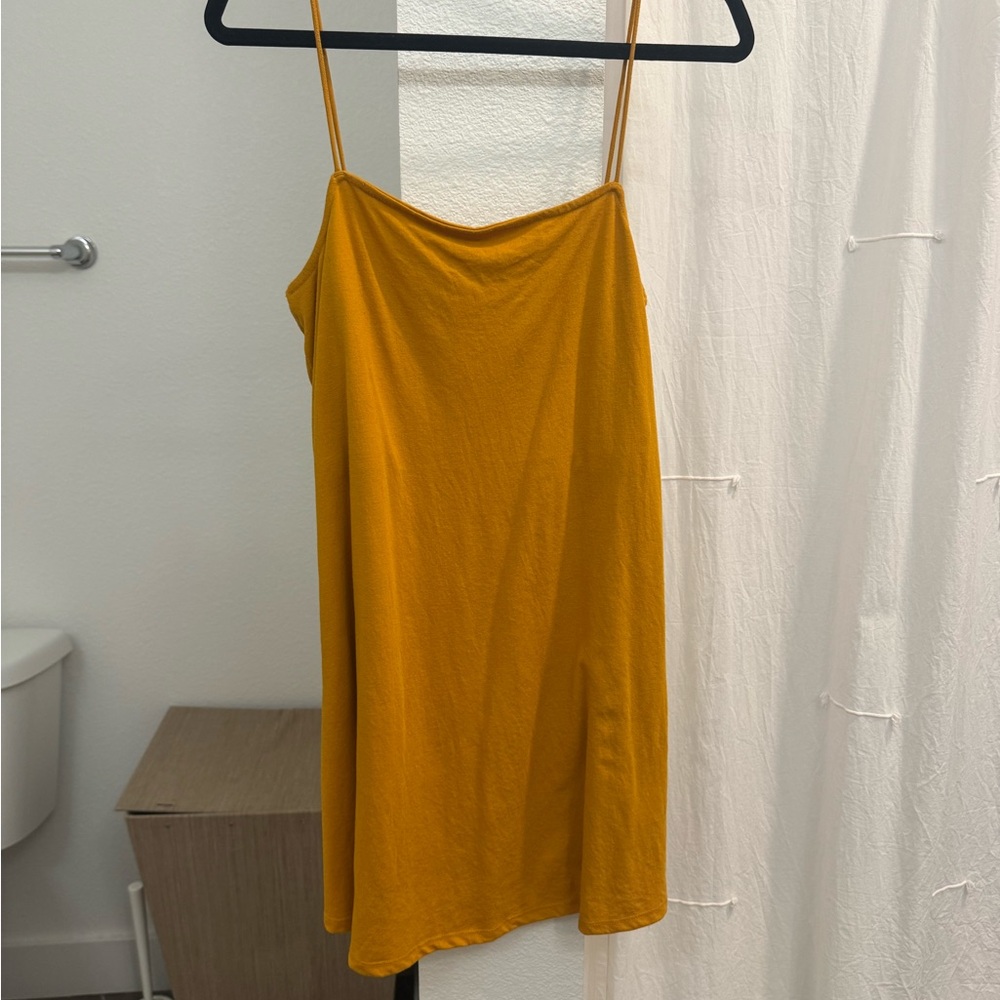 RVCA Mustard Yellow Slip Dress